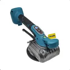 Máquina De Assentar Piso Porcelanato Profissional Produ 2 Baterias 21v Com Maleta Ajuste De Vibração