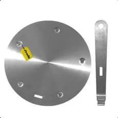 Adaptador de Panelas Produ para Fogão de Indução Placa Difusora de Calor com Cabo de Aço Inox