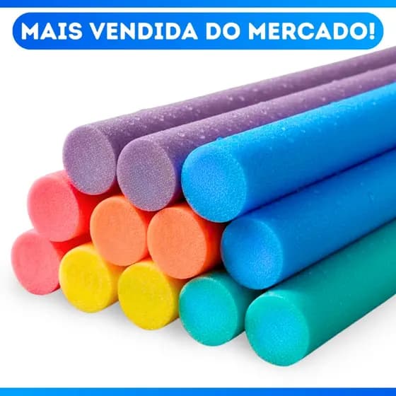 05 Boia Espaguete Macarrão Flutuador Para Piscina Maciço - PROMOÇÃO!