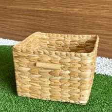 Cesta de Palha Organizadora para Decoração com alça 35x35x20