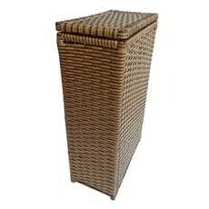 Cesto de Roupa Retangular para Lavandeira Quarto Fibra Sintética 50 Litros 21x40x67