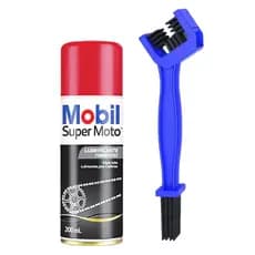 Lubrificante de Correntes Mobil Chain Lube + Escovinha