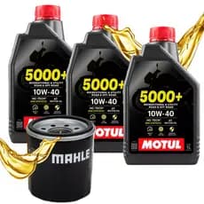 Troca de Óleo Mt03 Mt07 Mt09 R3 R6 Xj6 Motul 5000+ 10w40 + Filtro