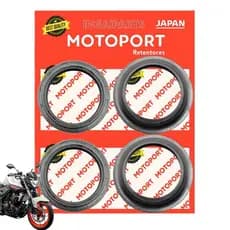 Kit Retentores da Bengala + Guarda Pó Fz25 250 / Mt 07 / Mt 09/ Yzf R6 / Yzf R6 / Ninja 650 / Vulcan 650 / Z750