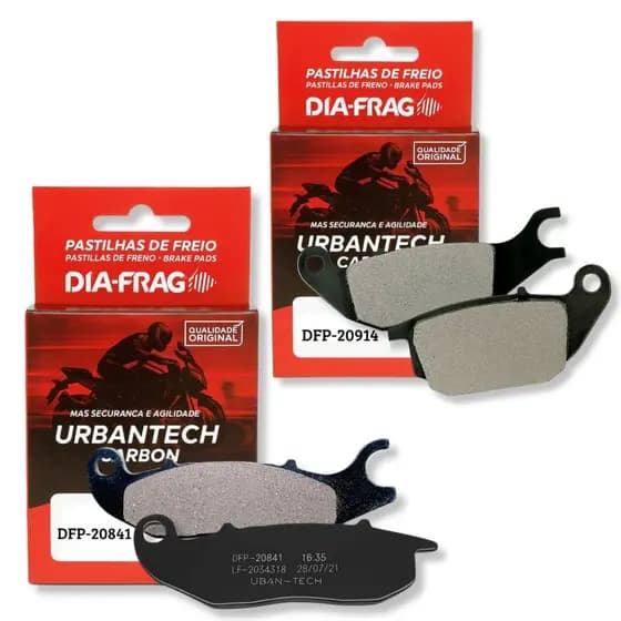Kit Pastilhas de Freio Cg 160 Titan Abs 2025-2026 Diafrag