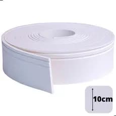 Eva Flexível 10cm Rodapé Moldura 2,5mt Autocolante  Boiserie Roda Meio