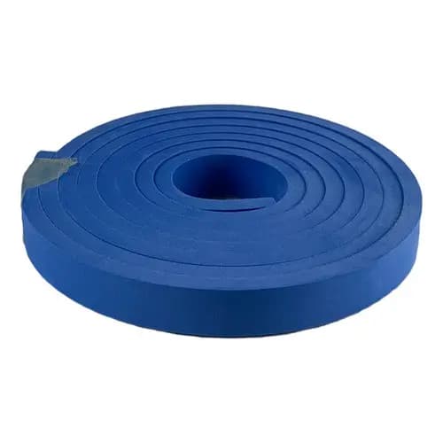 Eva Rodape Acabamento Ripado 2cm Autocolante Azul 2,5m