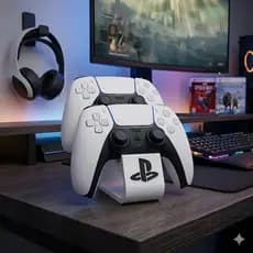 Suporte Duplo Base Compativel Com Controles Ps5