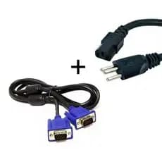 cabo de energia para computador mais vga