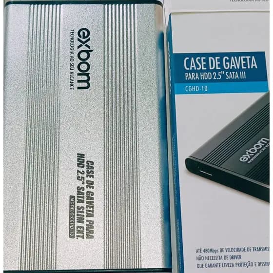 case de gaveta  para HD sata slim  externo 2.5 a pronta entrega.
