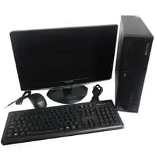computador pos i3 4 geracao 8gb ddr3 ssd 120gb monitor de 20 wifi