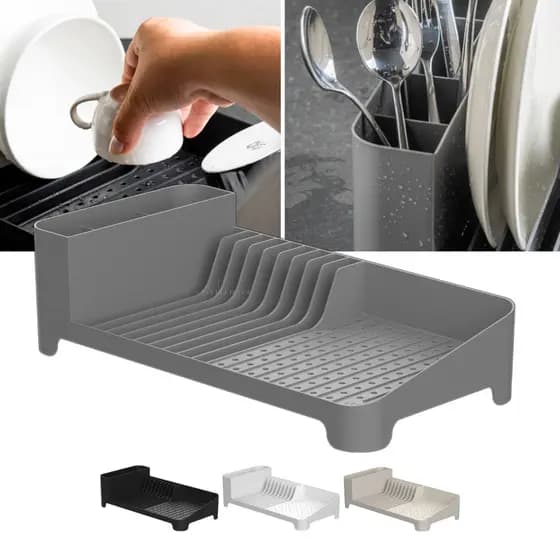 Escorredor Secador De Louças Seca Louça Prato Talher Copo Organizador de Cozinha 20cm x 40cm