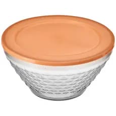 🥣✨ Pote Saladeira Venezza Espiral de Vidro com Tampa Plástica 1,5L - Vitazza ✨🥣