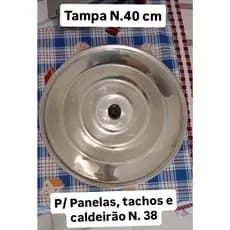 TAMPA COM AVARIAS,E AMASSADINHOS N.40 , 39, 36 30 , 28 DE ALUMÍNIO GRANDE PARA PANELAS, CALDEIRÕES E TACHOS