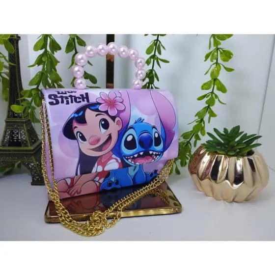 bolsinha blogueira infantil lilo stitch Barbie