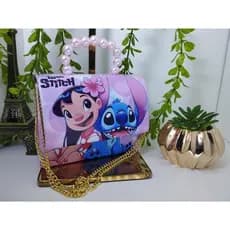 bolsinha blogueira infantil lilo stitch Barbie