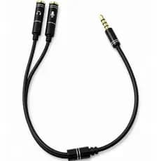 Adaptador P2/P3 Fone E Microfone Xbox One Series X/s Ps4 PS5 Notebook Celular