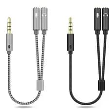 Adaptador P2/P3 Fone E Microfone Xbox One Ps4 Notebook Celular
