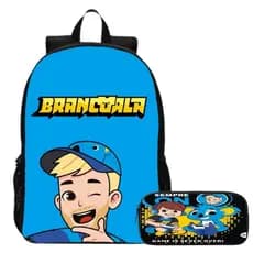 Kit Mochila Estojo Infantil Brancoala Personalizado Escolar Conforto Resistente Exclusivo Qualidade Premium Unissex