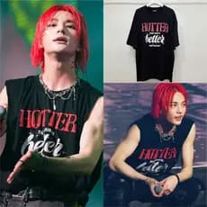 Camiseta Stray Kids | Hyunjin | Hotter than your ex, better than your next [tradicional e plus size]