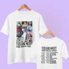 Camiseta Taylor Swift | The Eras Tour [tamanho tradicional e plus size]