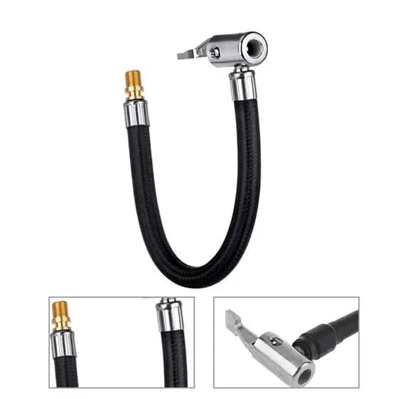 Adaptador Para Mine Compressor, Tubo de extensão de mangueira de travamento de ar de pneu de Carro, Moto e Bicicleta