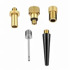 Kit Adaptador Bico De Bomba Encher Bola Boia Pneu Bicicleta