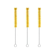 Kit 3 Escova P/ Lavar Garrafas Cerveja Mamadeira Nylon 28 Cm