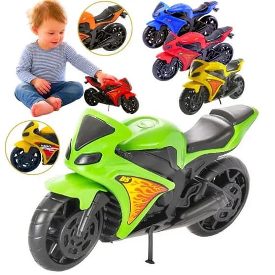 Moto Infantil Brinquedo Miniatura Esportiva Menino 23 Cm Nem Moto 1000