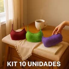 Kit Com 10 Tops Fitness Com Alcinha - Top Sem Bojo Perfeito Para Academia - Direto Da Fábrica - Envio Imediato - Cropped