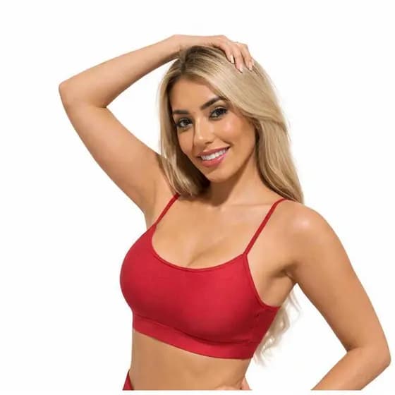 Kit Com 2 Tops Fitness Com Alcinha - Top Sem Bojo Perfeito Para Academia  Topper Cropped
