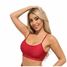 Kit Com 2 Tops Fitness Com Alcinha - Top Sem Bojo Perfeito Para Academia  Topper Cropped