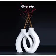 Vasos Decorativo Moderno União Amor Luxo Plantas Artificiais de 20cm