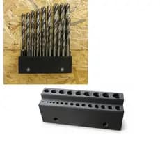 Suporte Organizador Broca De 1 A 13mm Montagem Parede Painel