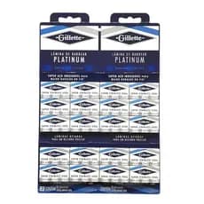 Lâmina De Barbear Gillette Platinum 100 Lâminas