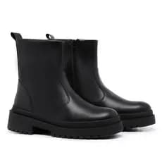 Bota Coturno Sola Tratorada Feminino Confortável Mega Promoção Moderna e Elegante