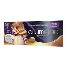 Papel Alumínio Para Mechas AlumiHair 12 X 30 Cm Com 320 Folhas