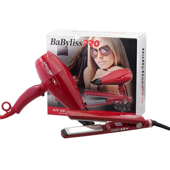 Kit Secador + Prancha Babyliss Pro Volare By Roger
