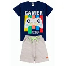 Conjunto Infantil e Juvenil Menino Masculino 2 ao 14 - Produto Premium