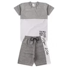 Conjunto Infantil e Juvenil Menino Masculino 2 ao 14 - Pronta entrega