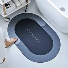 Tapete de Banheiro Super Absorvente Antiderrapante
