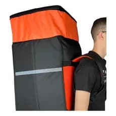 Mochila Motoboy Grande 170 Litros Impermeável Cargueiro Bag Cor Preto