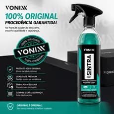 Sintra Vonixx Bactericida Flotador Ph Balanceado 500ml Limpeza Interna Veicular Bancos Forros De Portas Painéis Tapetes