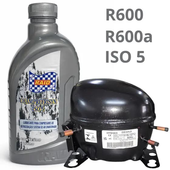 Oleo Motor Geladeira Compressor Embraco Ar Condicionado R600 Oleo Iso 5