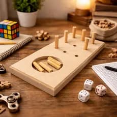Jogo Nove Pinos - Nine Hole Teste Em Madeira Mdf