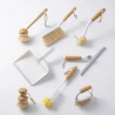 Kit De Limpeza Multiuso 8 em 1 Bambu Artiko Arbo Escovas Rodo Pá