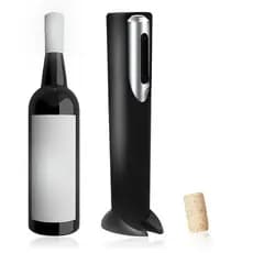 Saca Rolhas Abridor de Vinho Automatico à Pilha Kenya Design Colection  c/ Corta Lacre