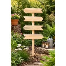 Placa Seta Decorativa em Madeira Pinus Rústica – Ideal para Pintura, Artesanato e Decoração