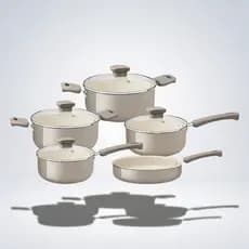 Jogo de panelas tramontina ceramica 5 peças antiaderente veronese