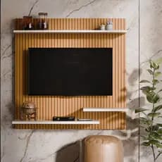 Painel Para TV Smart Sala Quarto 32 Polegadas Nicho Prateleira Organizador Decoração MADRID